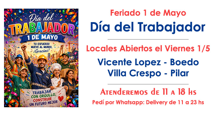 Feriado 1 de Mayo
